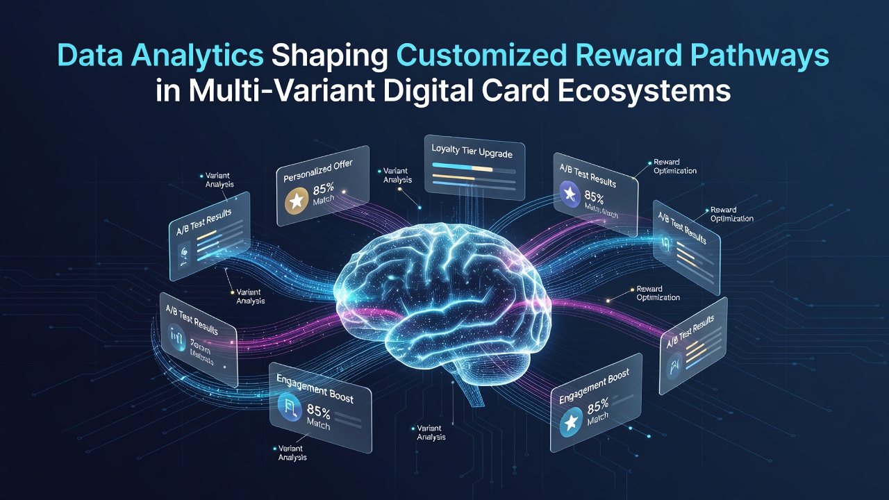 Data visualization dashboard showing player reward pathways across multiple digital card game variants
